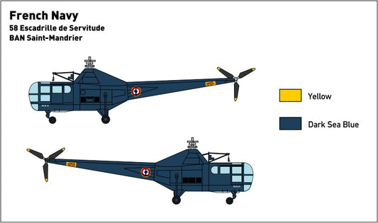 Miniwing-Plastic 335 1:144 Westland DRAGONFLY Mk.1 French Navy