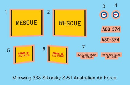 Miniwing-Plastic 338 1:144 Sikorsky S-51 / RAAF