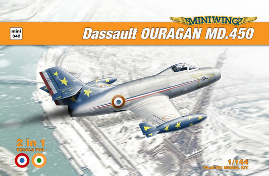 Miniwing-Plastic 342 1:144 Dassault MD.450 Ouragan