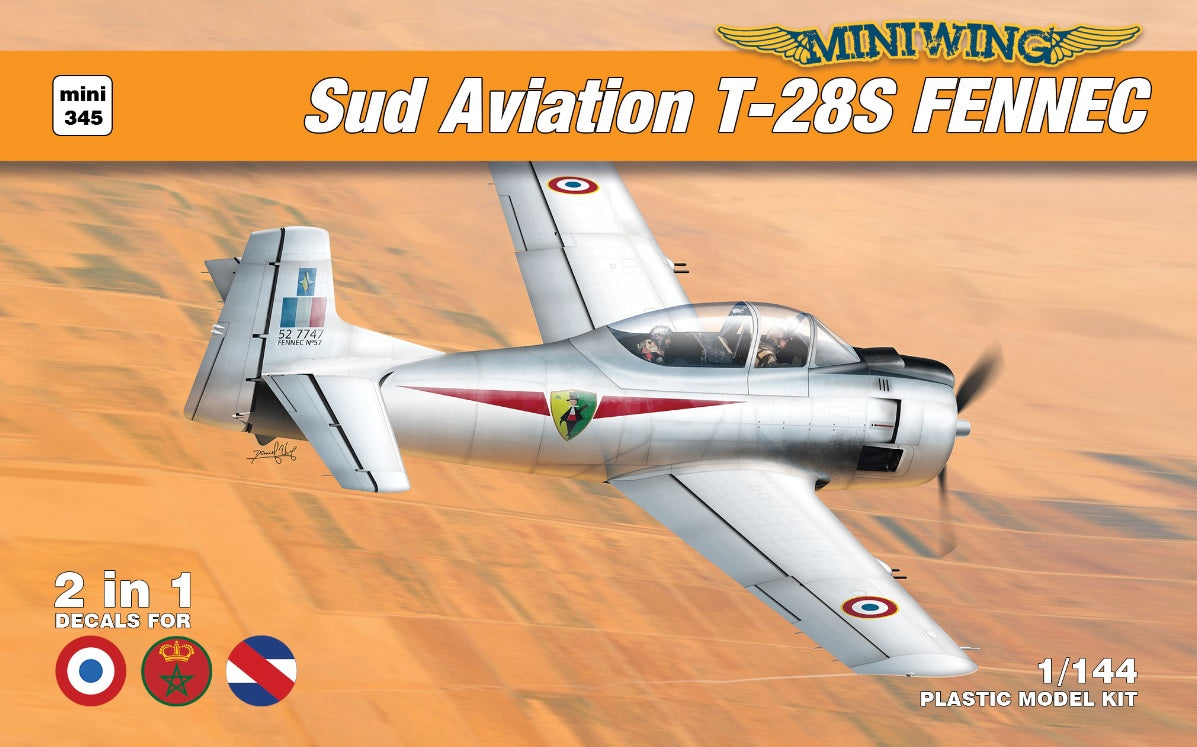 Miniwing-Plastic 345 1:144 Sud-Aviation T-28S FENNEC