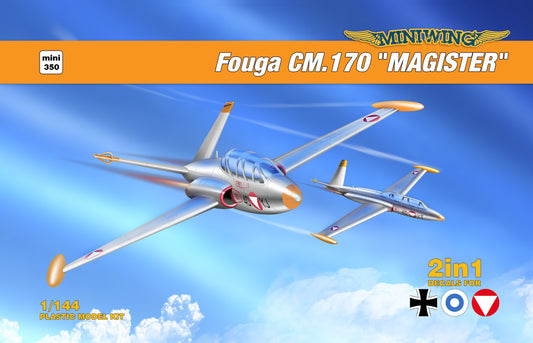 Miniwing-Plastic 350 1:144 Fouga CM.170 MAGISTER