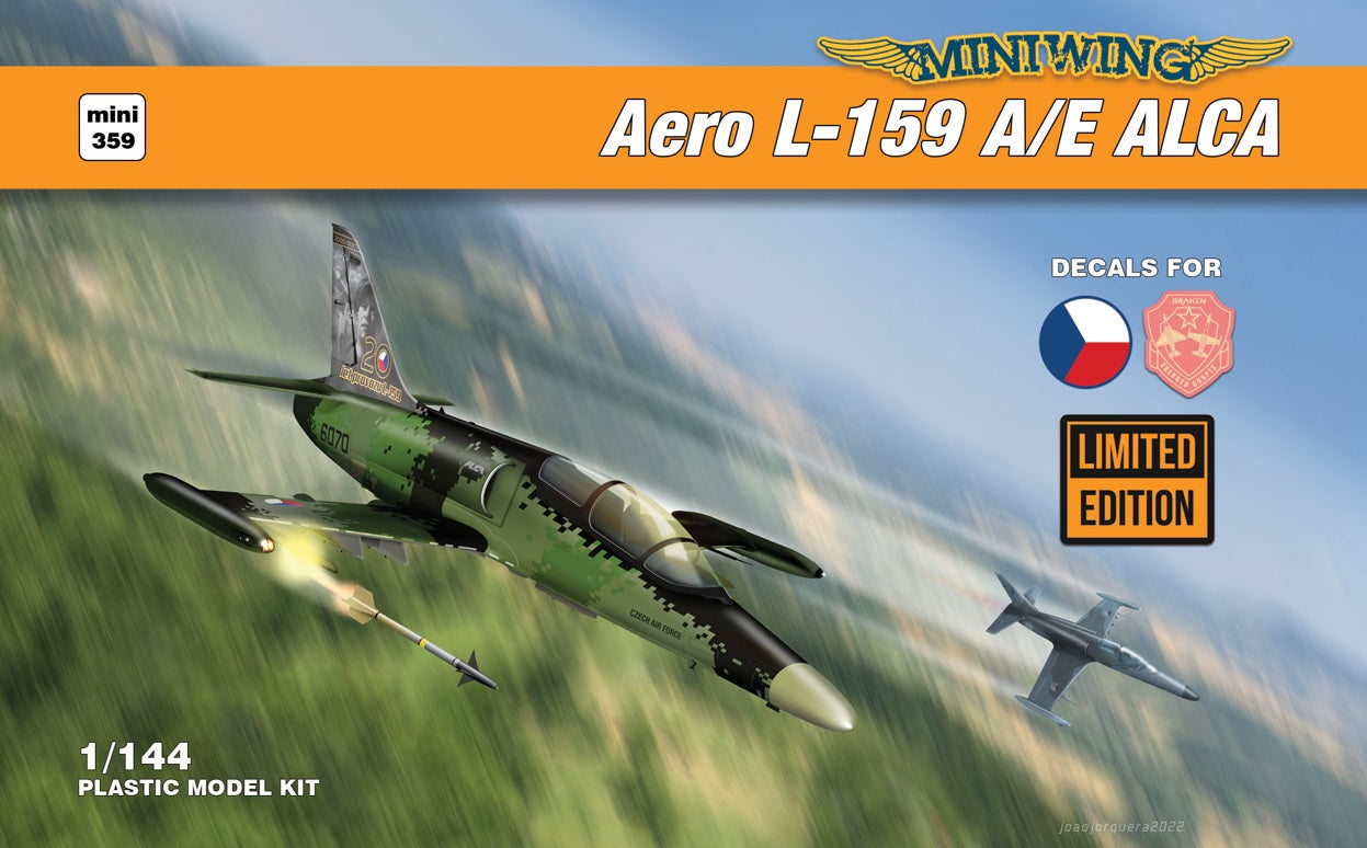 Miniwing-Plastic 359 1:144 Aero L-159A ALCA / Czech AF + Desert Draken