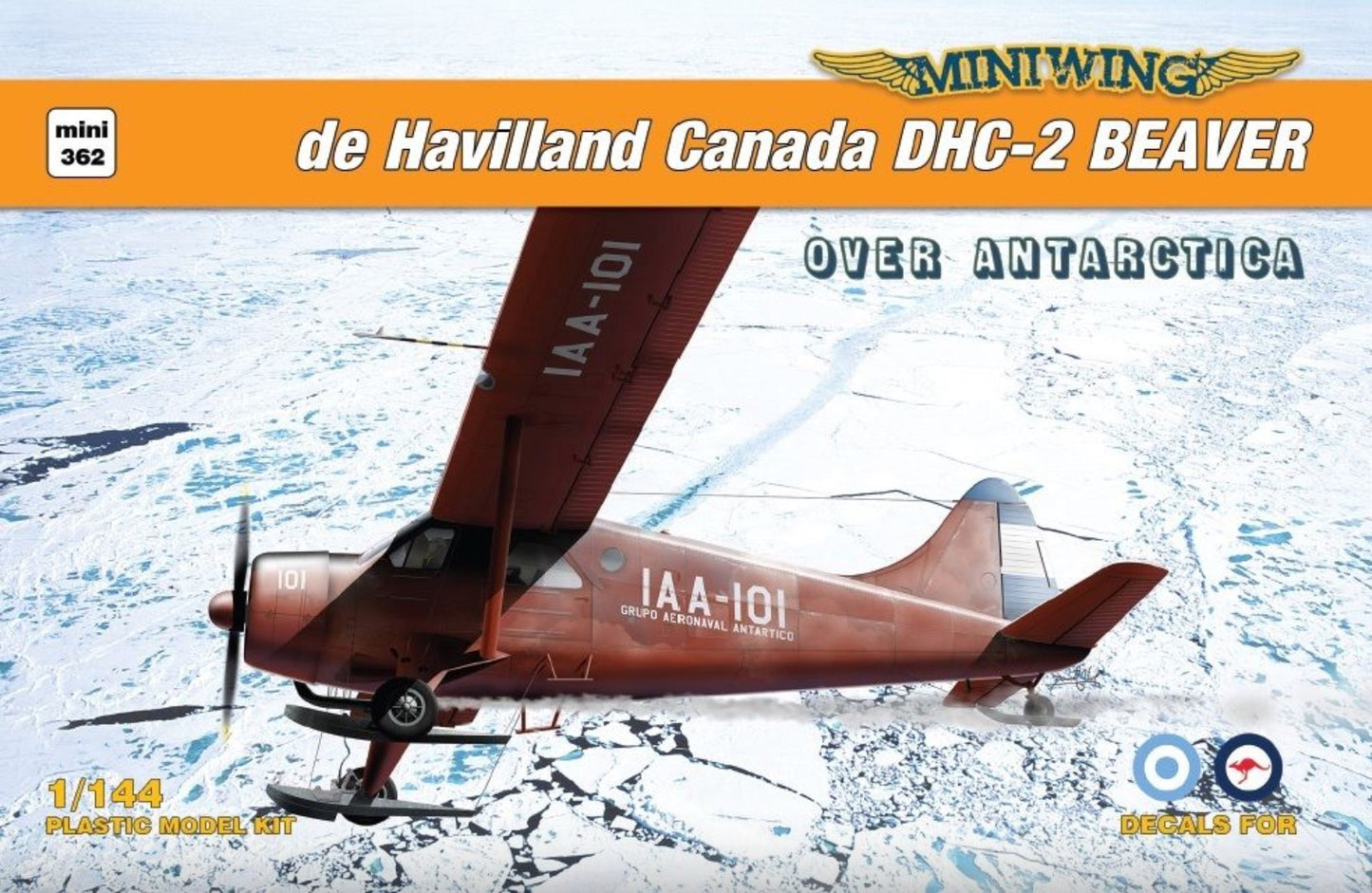 Miniwing-Plastic 362 1:144 de Havilland Canada DHC-2 Beaver / Over Antarctica