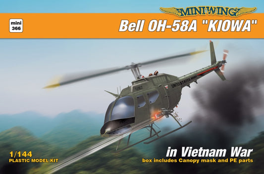 Miniwing-Plastic 366 1:144 Bell OH-58A KIOWA / in Vietnam War