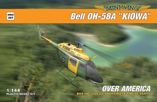 Miniwing-Plastic 367 1:144 Bell OH-58A KIOWA / over America