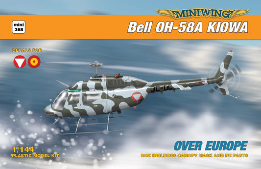 Miniwing-Plastic 368 1:144 Bell OH-58A KIOWA / over Europe