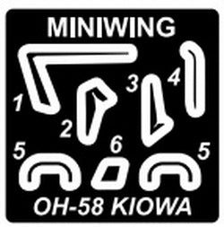 Miniwing-Plastic mini 369 1:144 Bell 206 Jet Ranger / Civilian users