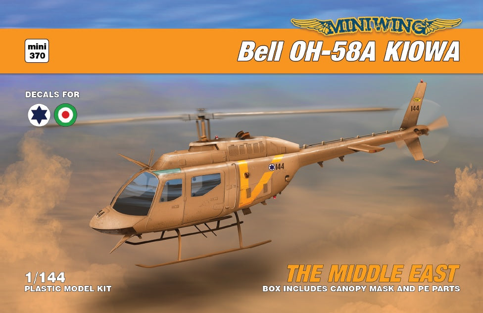 Miniwing-Plastic 370 1:144 Bell OH-58A KIOWA / Middle East