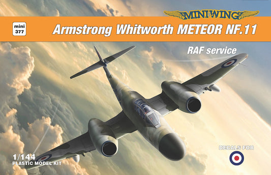 Miniwing-Plastic 377 1:144 Gloster Meteor NF.11 / RAF