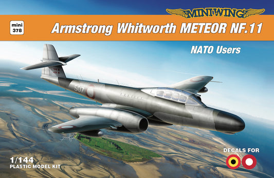 Miniwing-Plastic 378 1:144 Gloster Meteor NF.11 / NATO Users