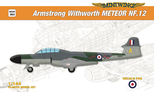 Miniwing-Plastic MINI383 1:144 Gloster Meteor NF.12 / RAF