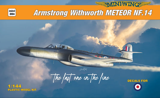 Miniwing-Plastic 384 1:144 Amstrong Whitworth METEOR NF.14 / RAF + ArmÃ©e de lÂ´Air