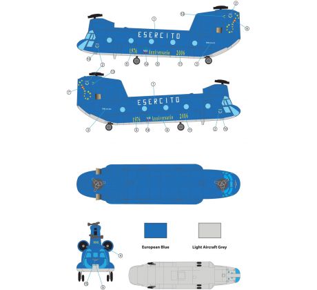 Miniwing 603 1:144 Boeing (EMB) CH-47C CHINOOK / Italian Air Force