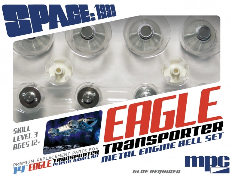 MPC MKA038 1:72 Space: 1999 Eagle Transporter Metal Engine Bell Set