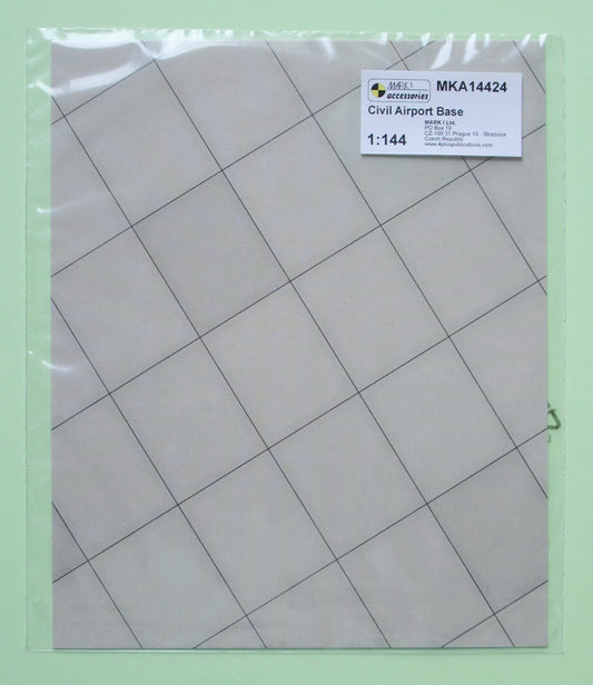 Mark I Models MKA14424 1:144 Civil airport base - 1pc Rectangular Concrete Panels