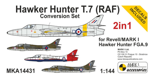 Mark I Models MKA14431 1:144 Hawker Hunter T.7 (RAF) Conversion Set (2in1)