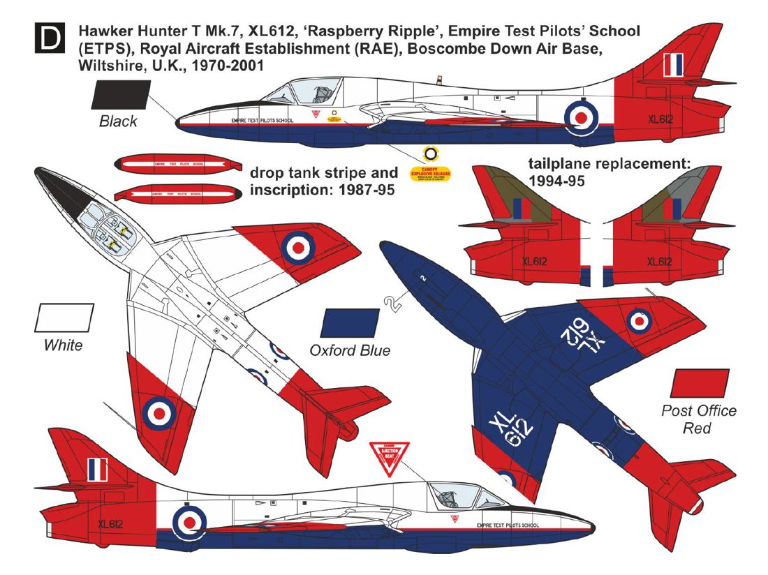 Mark I Models MKA14431 1:144 Hawker Hunter T.7 (RAF) Conversion Set (2in1)