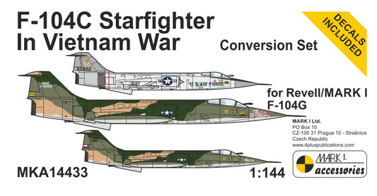 Mark I Models MKA14433 1:144 Lockheed F-104C Starfighter 'In Vietnam War' Conversion set