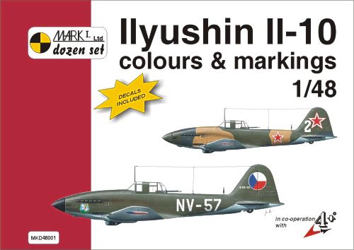 Mark I Guide MKD48001 1:48 Ilyushin Il-10 Colours & Markings