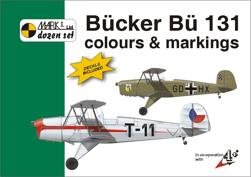 Mark I Guide MKD72003 1:72 Bucker Bu-131A/Bu-131D Colours & Markings