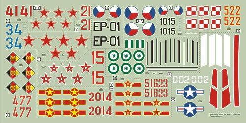 Mark I Guide MKD72005 1:72 Mikoyan MiG-17 Fresco Colours & Markings