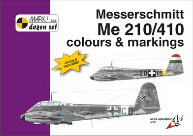 Mark I Guide MKD72010 1:72 Messerschmitt Me-210/410B-2/410A-1/U-2 & U4 Colours & Markings