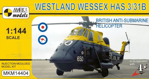 Mark I Models MKM14404 1:144 Westland Wessex HAS.3/HAS.31B