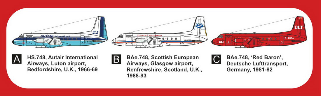 Mark I Models MKM144122L 1:144 Hawker-Siddeley HS.748/BAe.748 'Civil Livery' re-release, now bagged