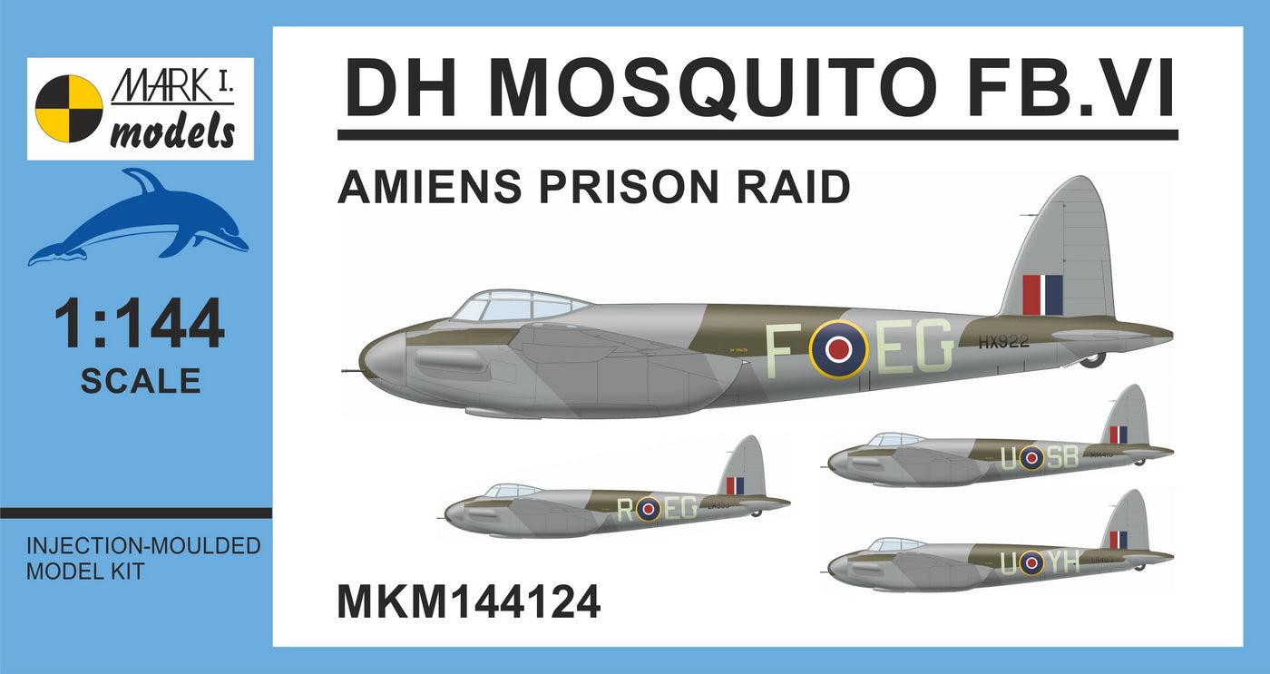 Mark I Models MKM144124 1:144 de Havilland Mosquito FB.VI 'Amiens Prison Raid'