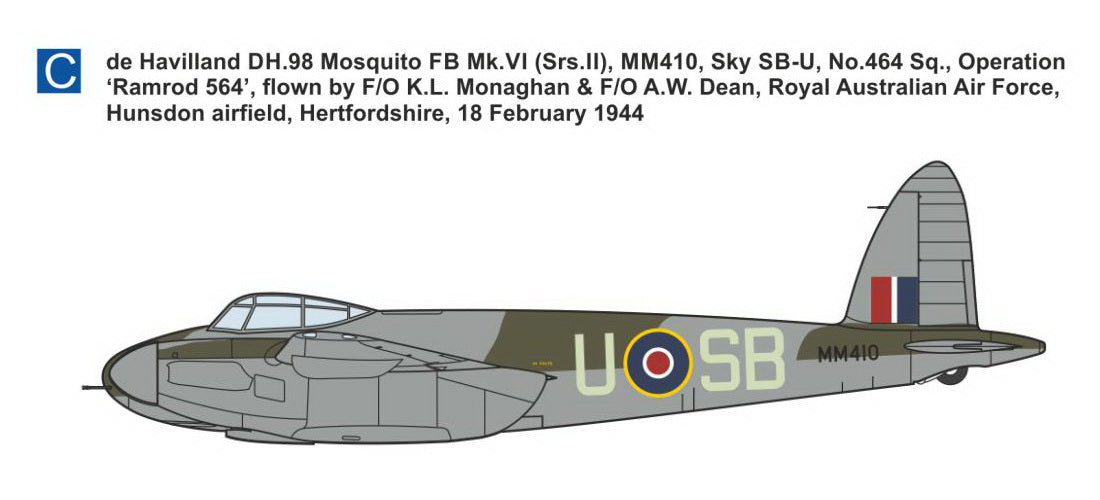 Mark I Models MKM144124 1:144 de Havilland Mosquito FB.VI 'Amiens Prison Raid'