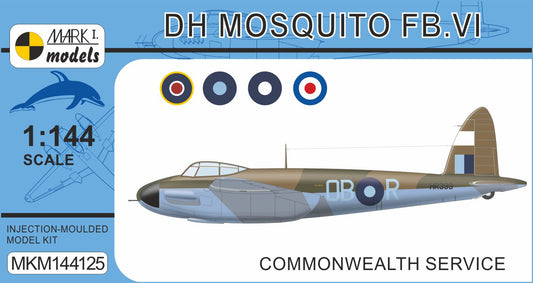 Mark I Models MKM144125 1:144 de Havilland Mosquito FB.VI 'Commonwealth Service' new plastic parts (propellers)