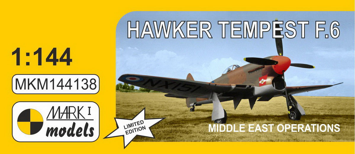 Mark I Models MKM144138 1:144 Hawker Tempest F.6 'Middle East Operations'