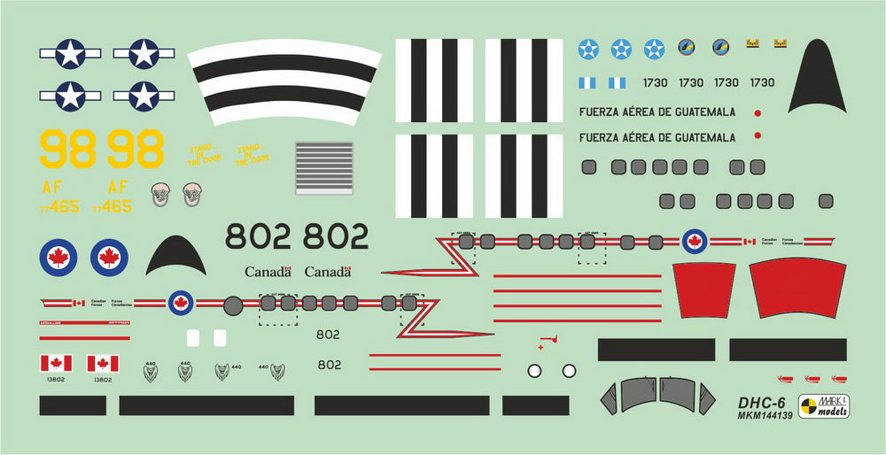 Mark I Models MKM144139 1:144 DHC-6 Twin Otter 'In the Americas'