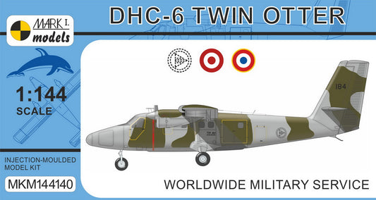 Mark I Models MKM144140 1:144 DHC-6 Twin Otter 'Worldwide Military Service'