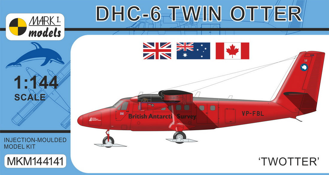 Mark I Models MKM144141 1:144 DHC-6 Twin Otter 'Twotter'