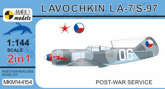 Mark I Models MKM144154 1:144 Lavochkin La-7/S-97 'Post-war Service' (2in1)
