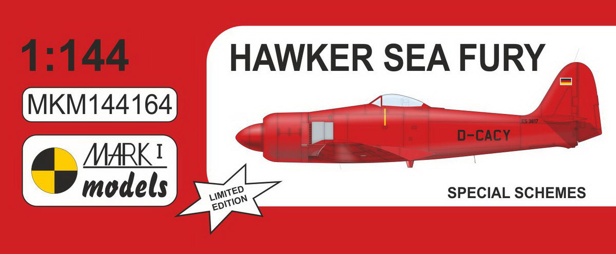 Mark I Models MKM144164 1:144 Hawker Sea Fury 'Special Schemes' x 1 kit