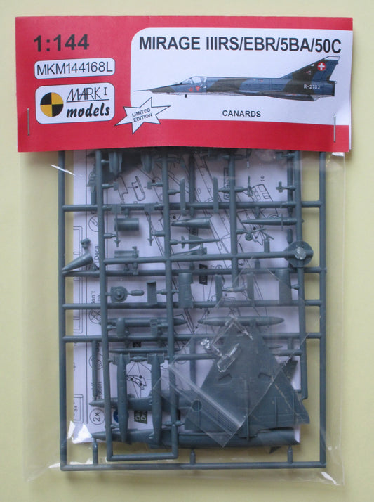 Mark I Models MKM144168L 1:144 Dassault-Mirage III & 5 'Canards' bagged