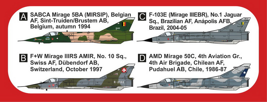 Mark I Models MKM144168L 1:144 Dassault-Mirage III & 5 'Canards' bagged
