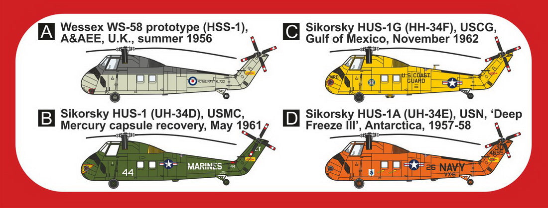 Mark I Models MKM144173L 1:144 Sikorsky H-34 'Special Service'