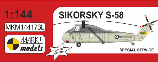 Mark I Models MKM144173L 1:144 Sikorsky H-34 'Special Service'