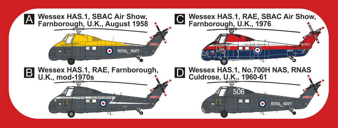 Mark I Models MKM144174L 1:144 Wessex Wessex HAS.1 'Early'