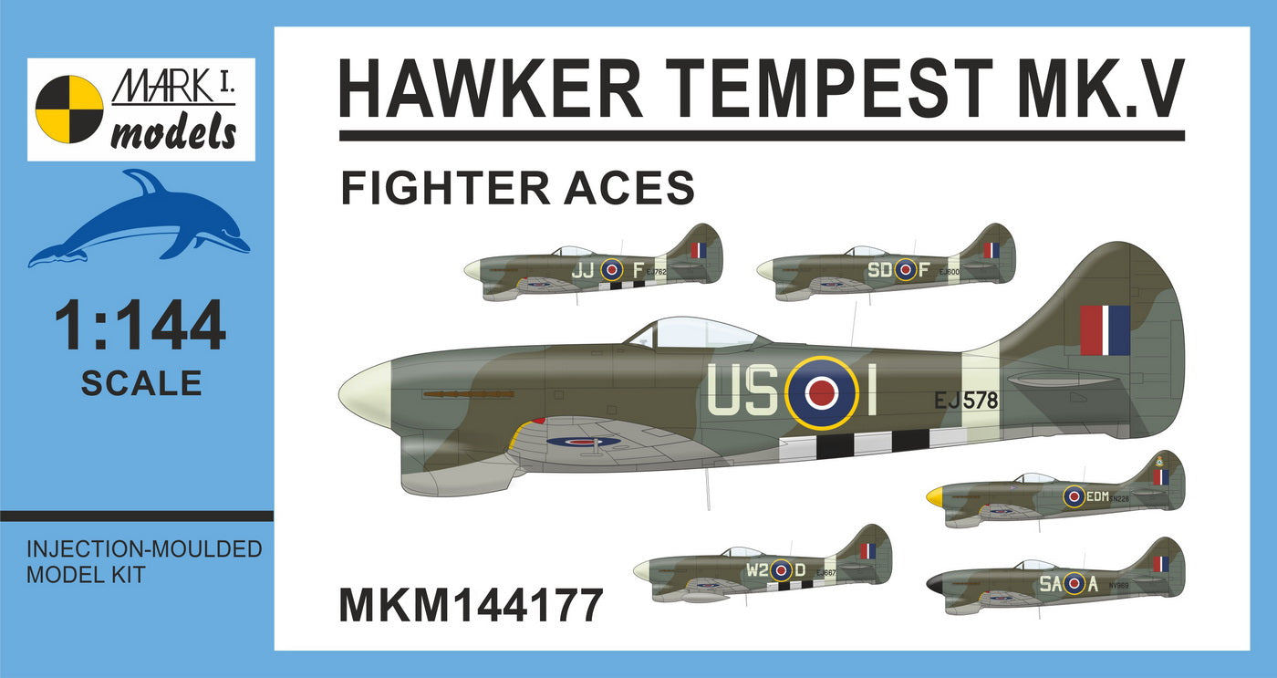 Mark I Models MKM144177 1:144 Hawker Tempest Mk.V 'Fighter Aces'