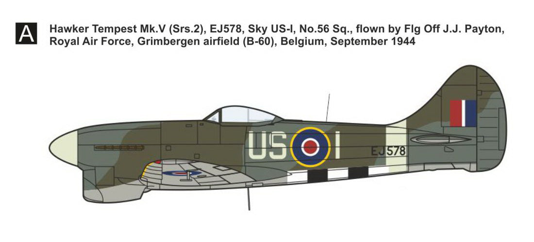 Mark I Models MKM144177 1:144 Hawker Tempest Mk.V 'Fighter Aces'