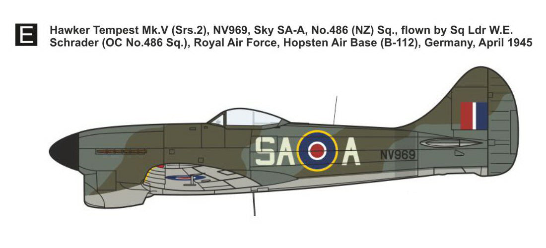 Mark I Models MKM144177 1:144 Hawker Tempest Mk.V 'Fighter Aces'