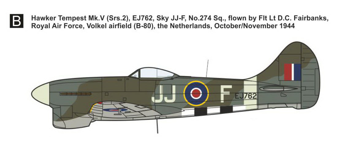 Mark I Models MKM144177 1:144 Hawker Tempest Mk.V 'Fighter Aces'