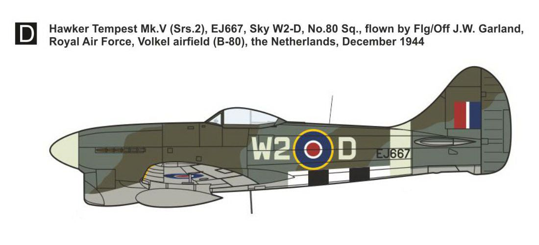 Mark I Models MKM144177 1:144 Hawker Tempest Mk.V 'Fighter Aces'