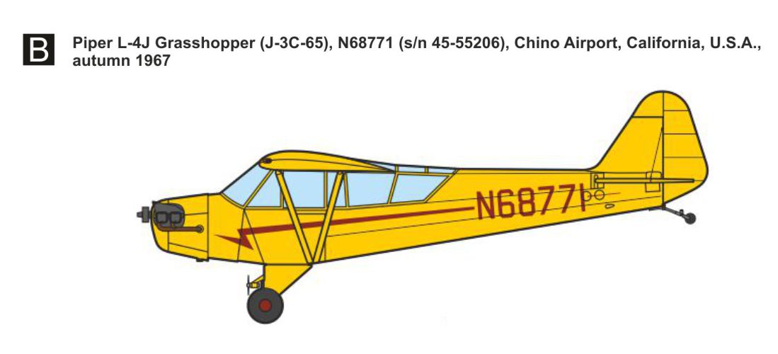 Mark I Models MKM144178 1:144 Piper L-4 'Pleasure Flying'