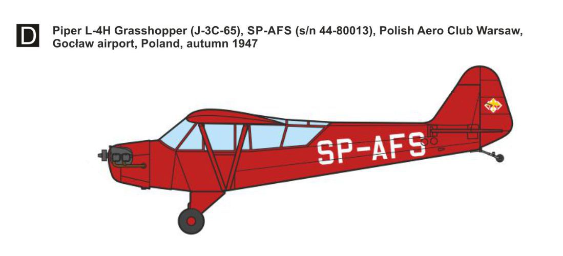 Mark I Models MKM144178 1:144 Piper L-4 'Pleasure Flying'