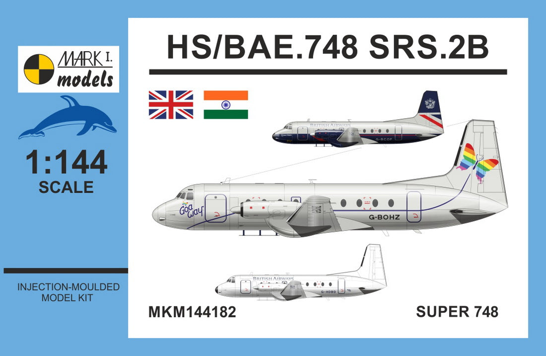 Mark I Models MKM144182 1:144 British Aerospace BAe.748 â€˜Super 748â€™